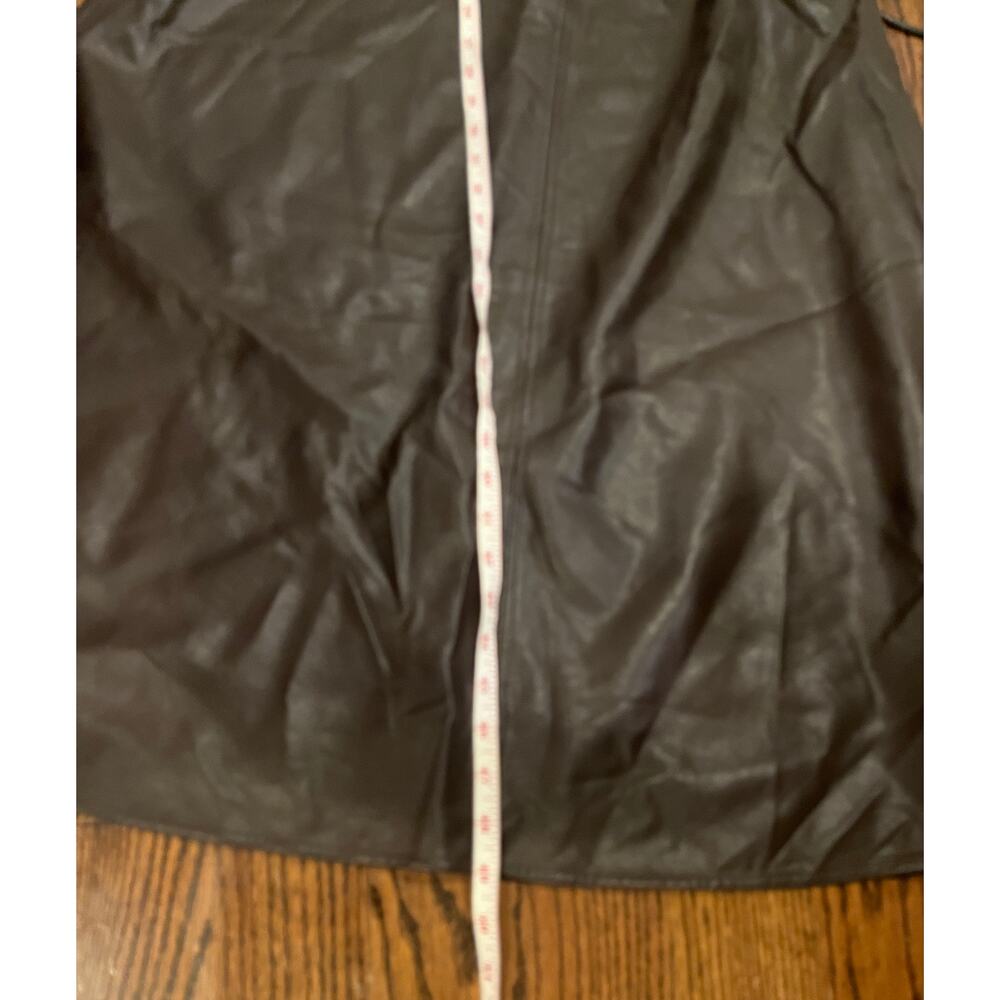 ASTR the Label Miranda Vegan Leather Midi Dress Dark Brown Cutout Sz. S NWOT - Picture 9 of 10